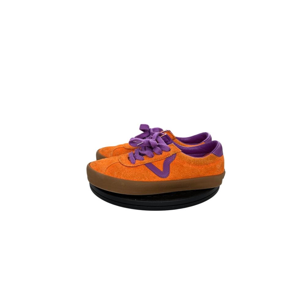Vans Sport Low 'Orange Peel' Suede Sneakers Size 5 Orange Purple